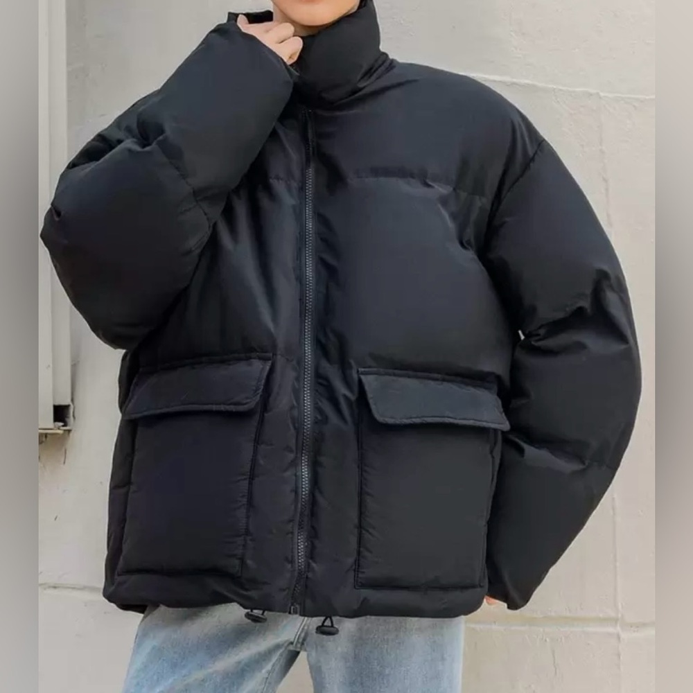 Dazy Women Green grayish Puffer Jacket Size XS